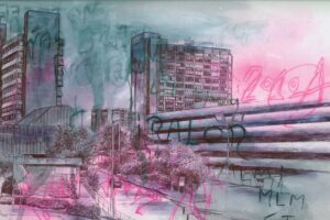 The New Ruins began as articles in Building Design. These commissioned illustrations are from its recent tour of Preston