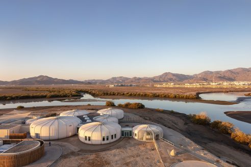 Wildlife sanctuary in Khor Kalba, United Arab Emirates by Hopkins Architects