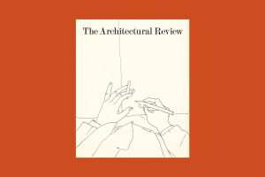 The cover of The Architectural Review issue 1506: "Beginnings + AR Emerging", November 2023, on an orange background